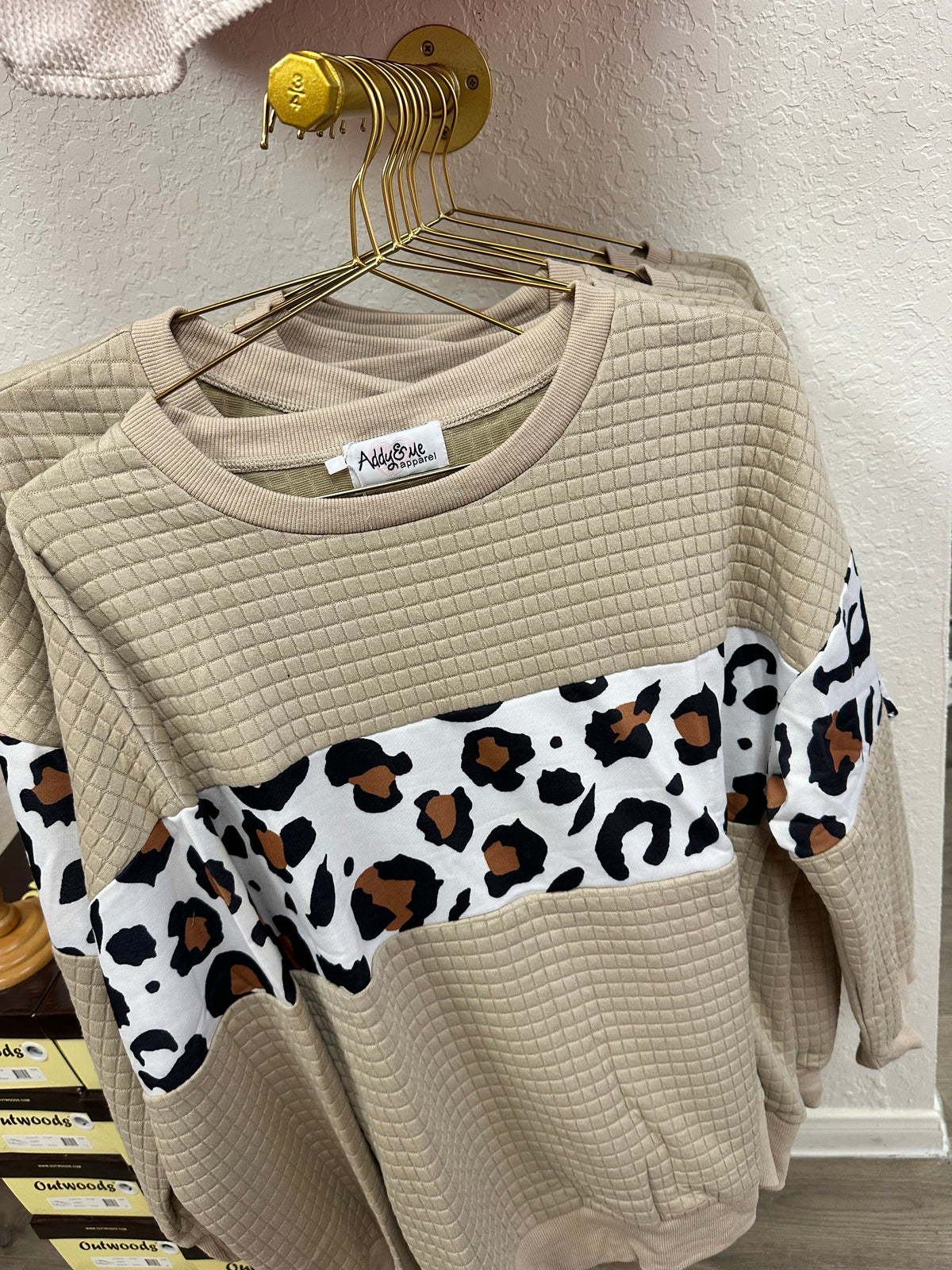 Leopard Cream Sweater