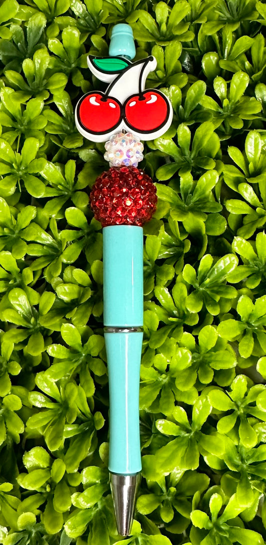 CHERRY LIGHT BLUE PEN