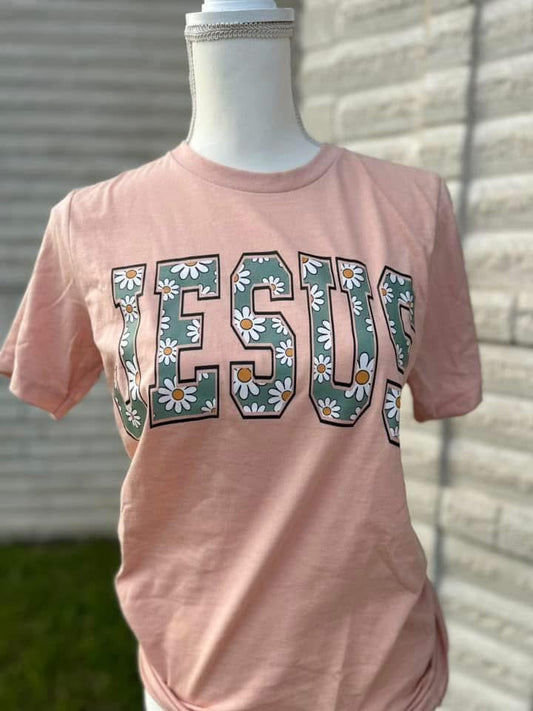 JESUS FLOWER SHIRT