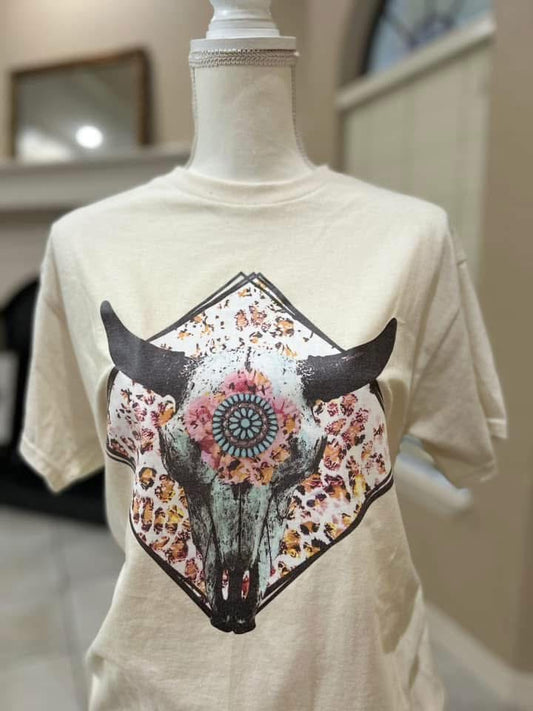 COW SKULL SHIRT