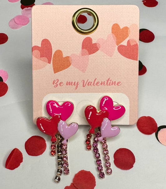 VALENTINA HEART BALLOON EARRINGS