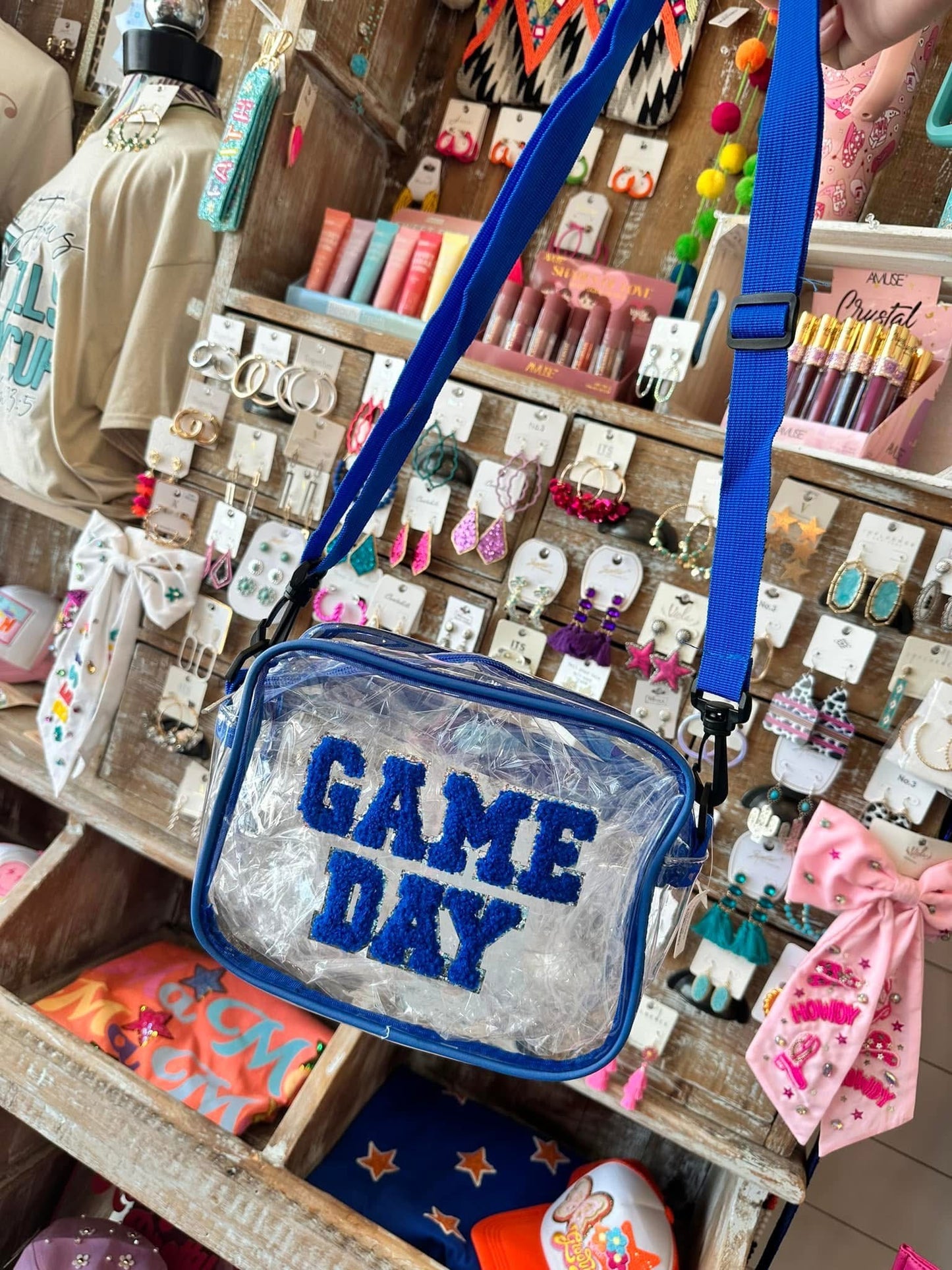 BLUE GAME DAY CROSSBODY